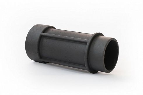 труба дымоходная стартовая чугунная l 300 mm d 115 mm крашенная картинка анонса te-plo.ru