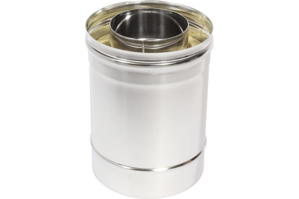 труба термо l 250 tt-p 316, 0,5/304, 0,5 d 150/210  с хомутом на замке картинка анонса te-plo.ru