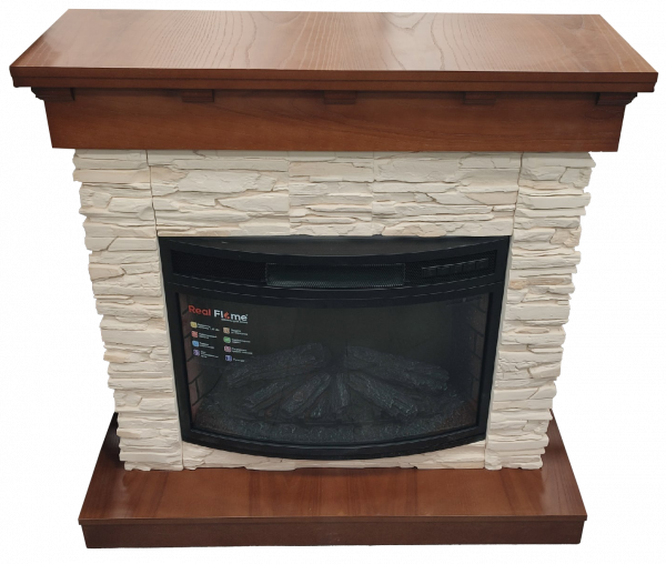 каминокомплект oldrockp 25  дуб +firefield 25 картинка анонса te-plo.ru